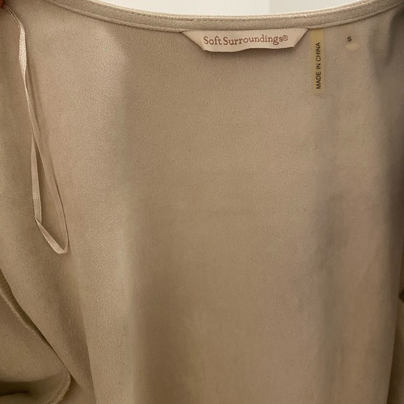 Soft Surroundings Micro-Suede Soft Cardigan - Picture 3 of 4